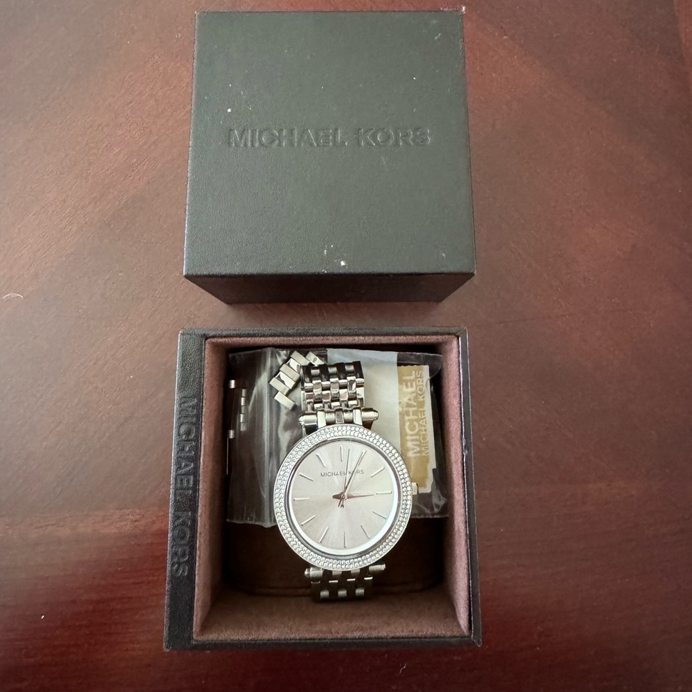 Michael Kors Darci Silver-Tone Watch